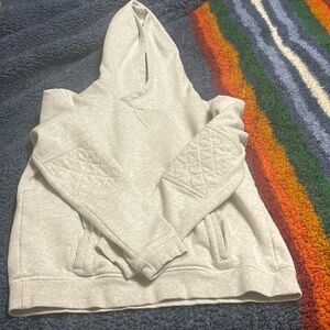 Marine Layer Gray Quilted Hoodie